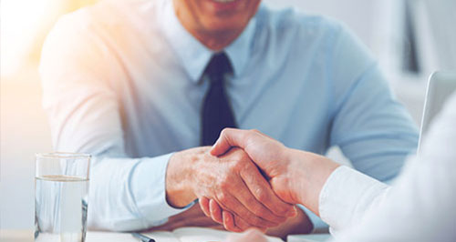 people shaking hands