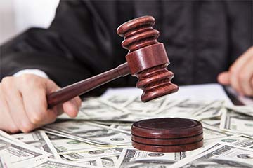 judge with gavel
